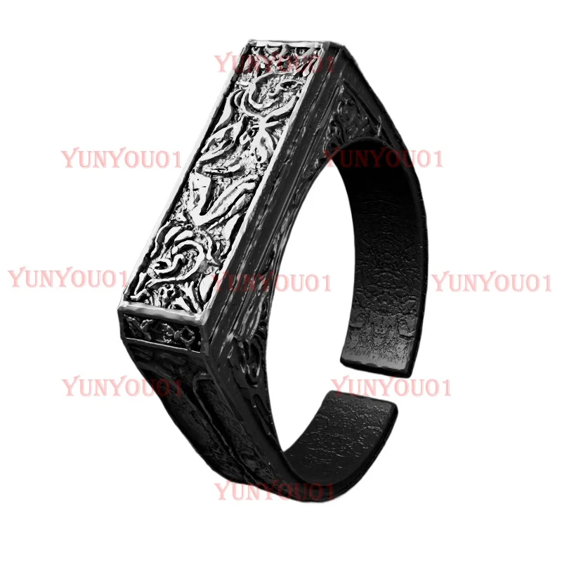 

Defense Consumption Embossed Pattern Copper Silver Handmade Decorative Jewelry