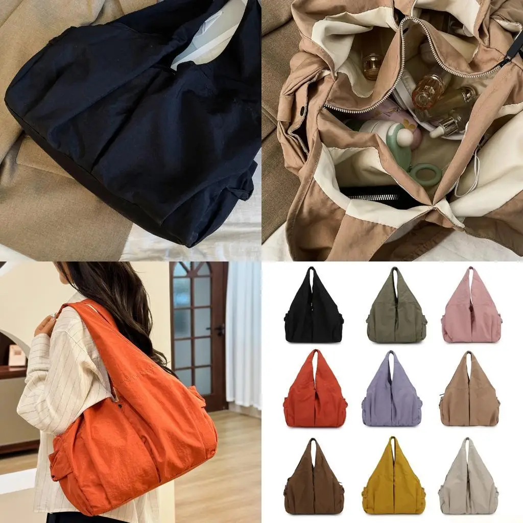 

X90D Женская нейлоновая сумка через плечо Сумки подмышки большой вместимости для путешествий и спорта