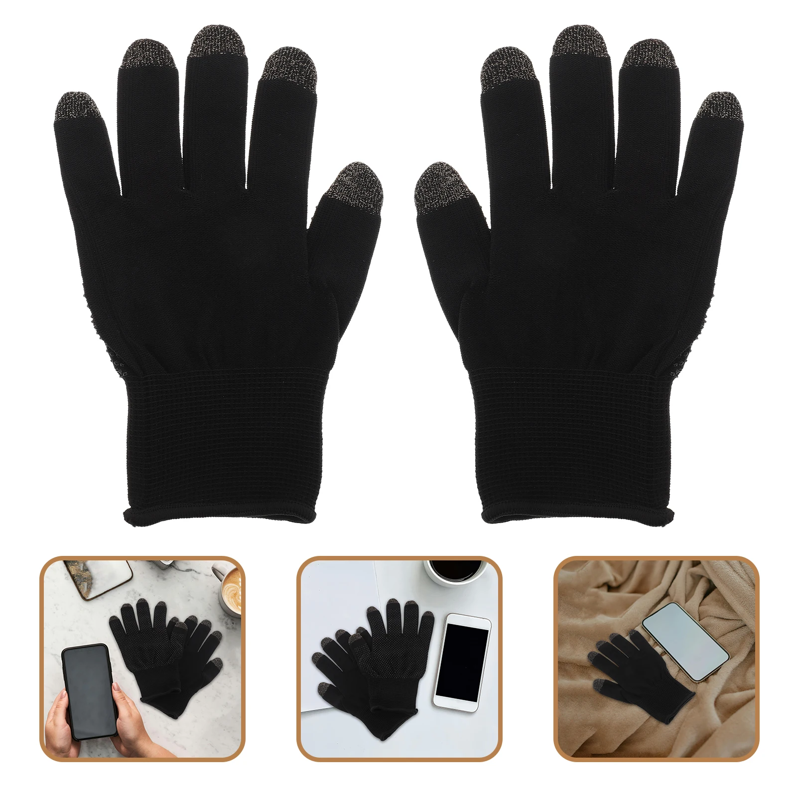 Gloves Gaming Touch Screen Full Finger Gamer Anti-sweat Mobile Controllers Black