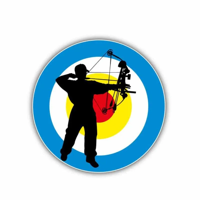 Accessories Creative Archer Silhouette Target Car Sticker Decal