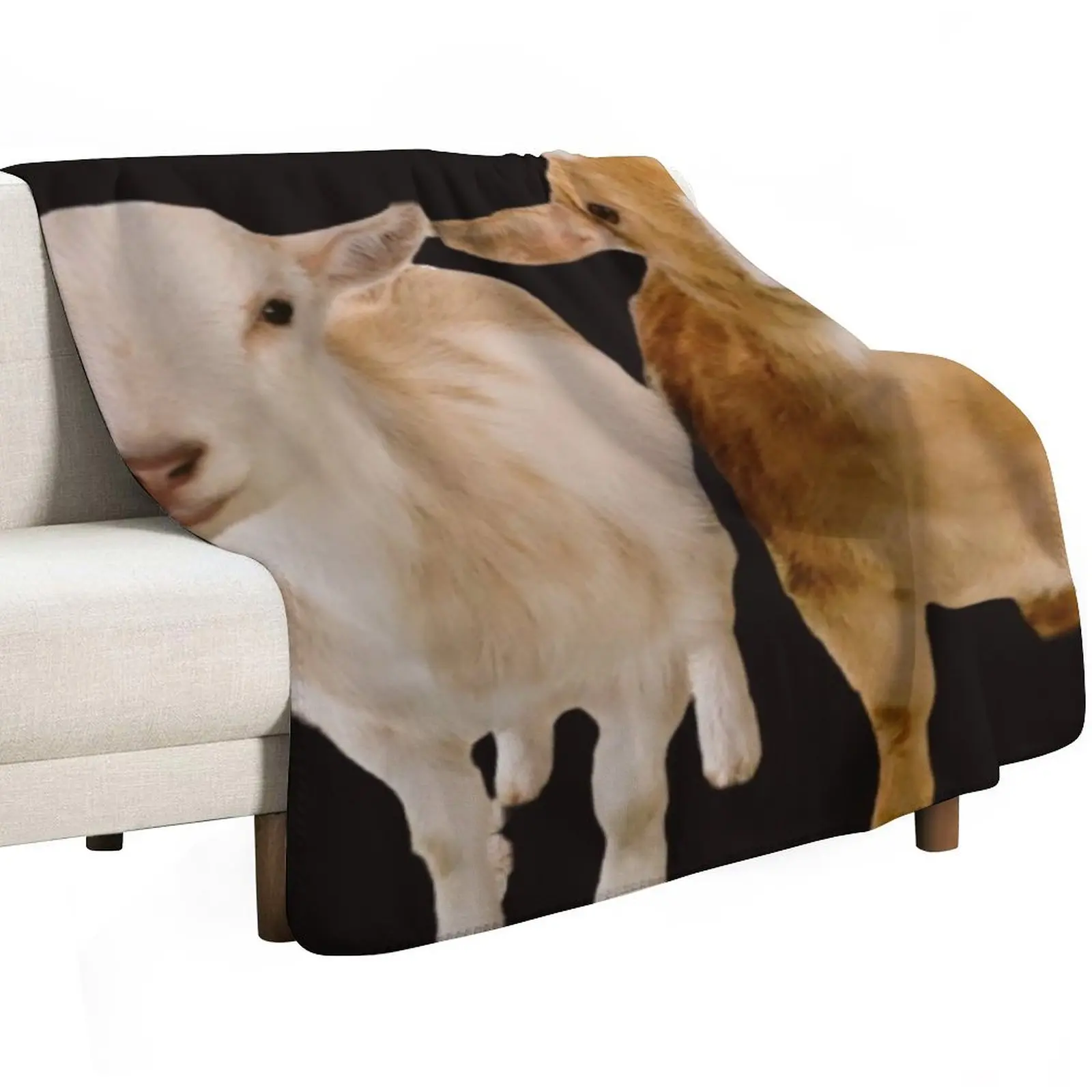 Goats! Throw Blanket Sleeping Bag Custom Soft Plaid Nap Luxury Thicken Extra Large Throw Blankets