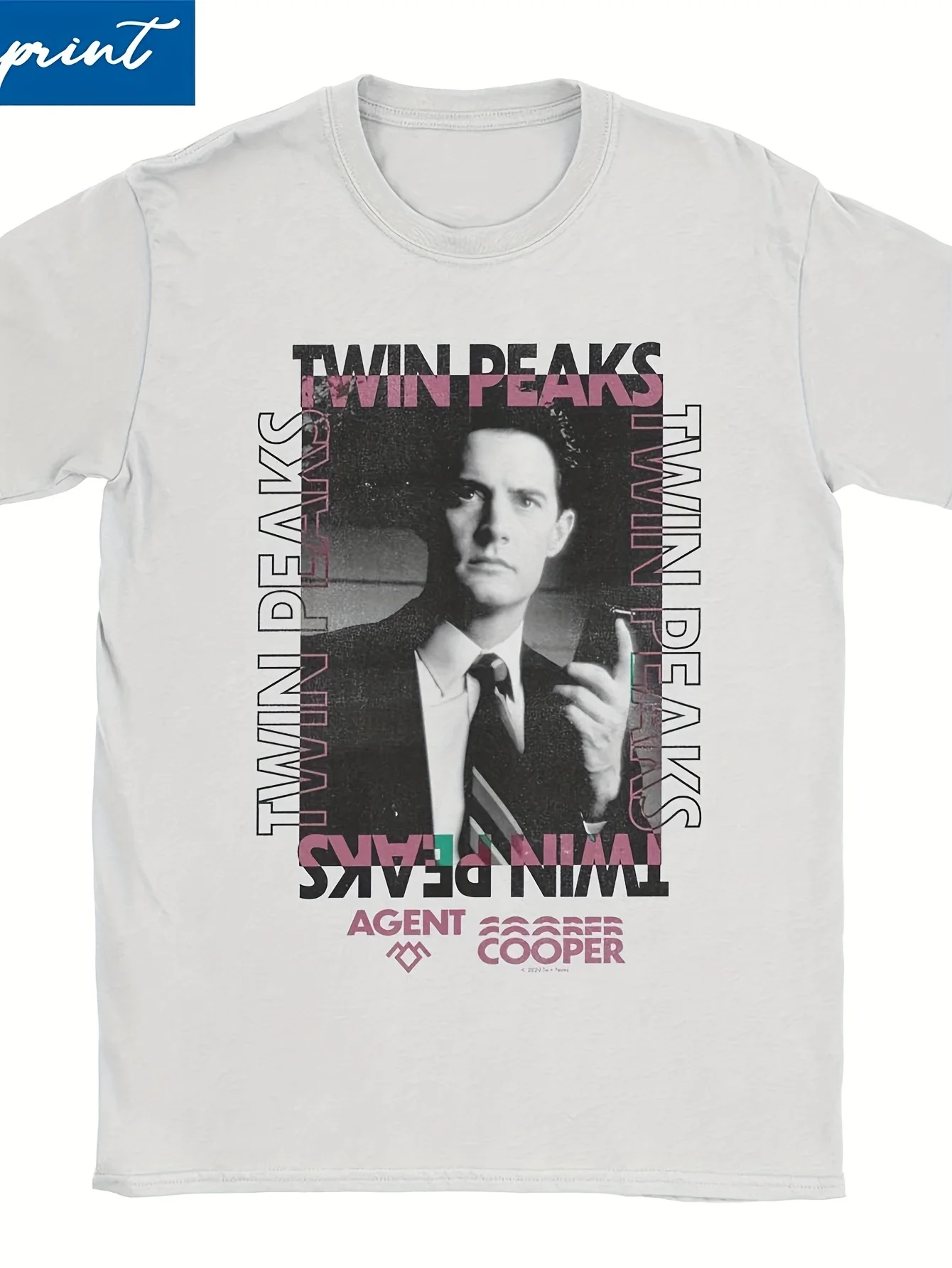 

Men Women's Poster David Lynch TV Show T Shirt Twin Peaks 100% Cotton Clothes Short Sleeve Round Collar Tees Plus Size T-Shirt