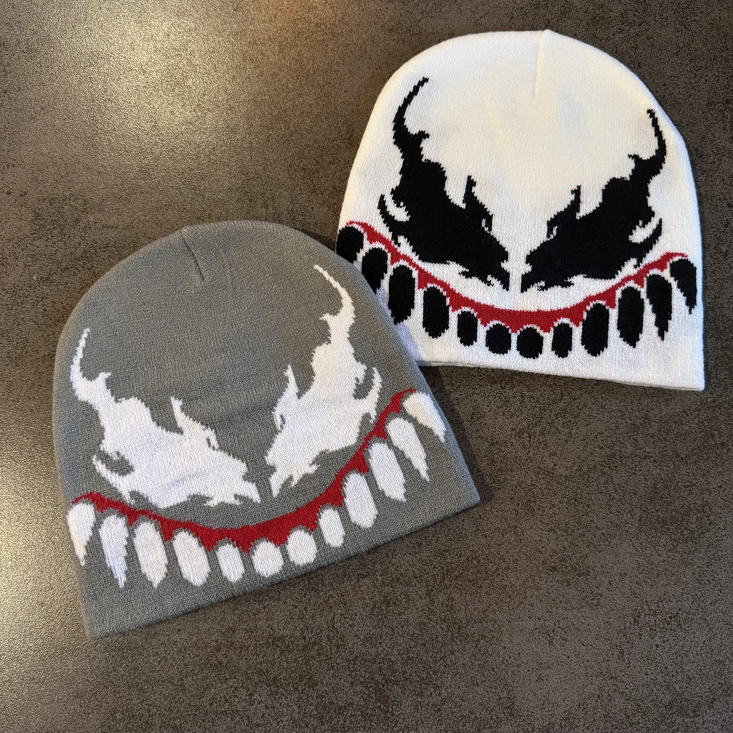 الهيب هوب محبوك قبعة Kpop قبعة صغيرة الشارع البلوز قبعة للرجال النساء الشتاء في الهواء الطلق ركوب قبعة رياضية مرونة Skullies قبعة