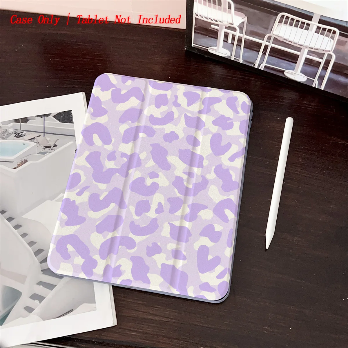 

Purple Printed Case for iPad Pro 11/Air 10.9/Mini 6 - Shockproof Durable