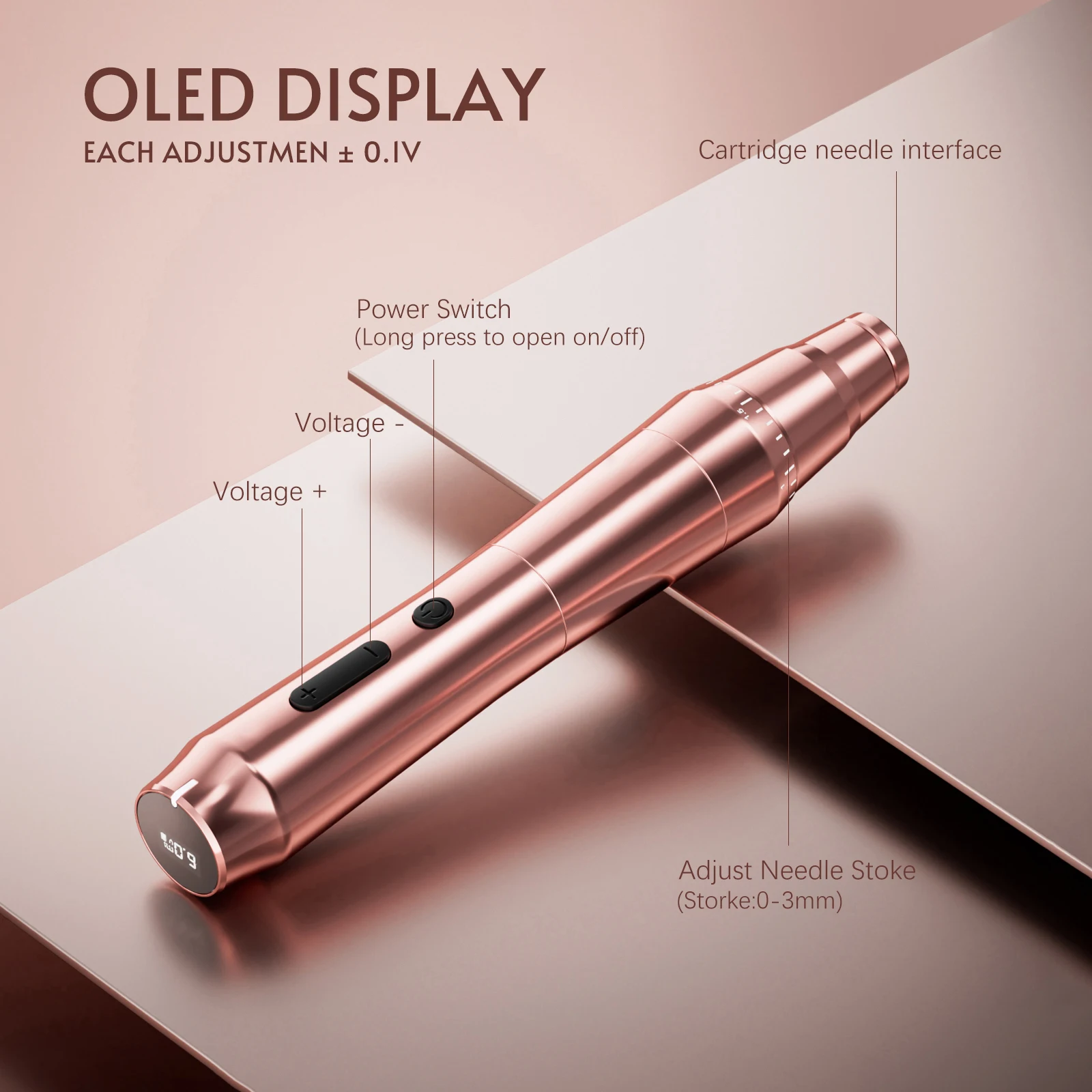 Biomaser Electric Wireless PMU Machine Pen Lower Noise Rechargeable Microblading Eyebrow Lip Permanent Makeup Tattoo Machine