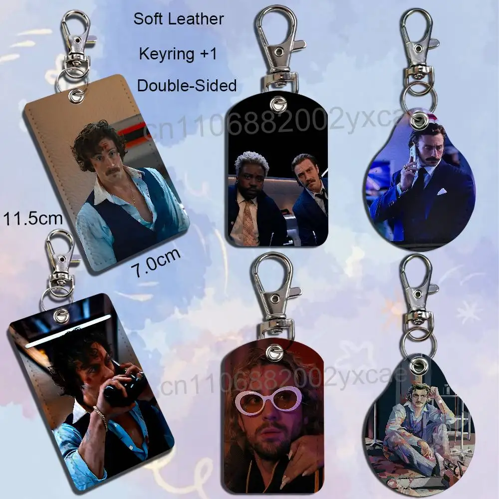 Bearded Gentleman Bullet Train Tangerin Keychain Holder Suitable For Subway Bank Card Bus Card Case Badge Holder Wallet Card