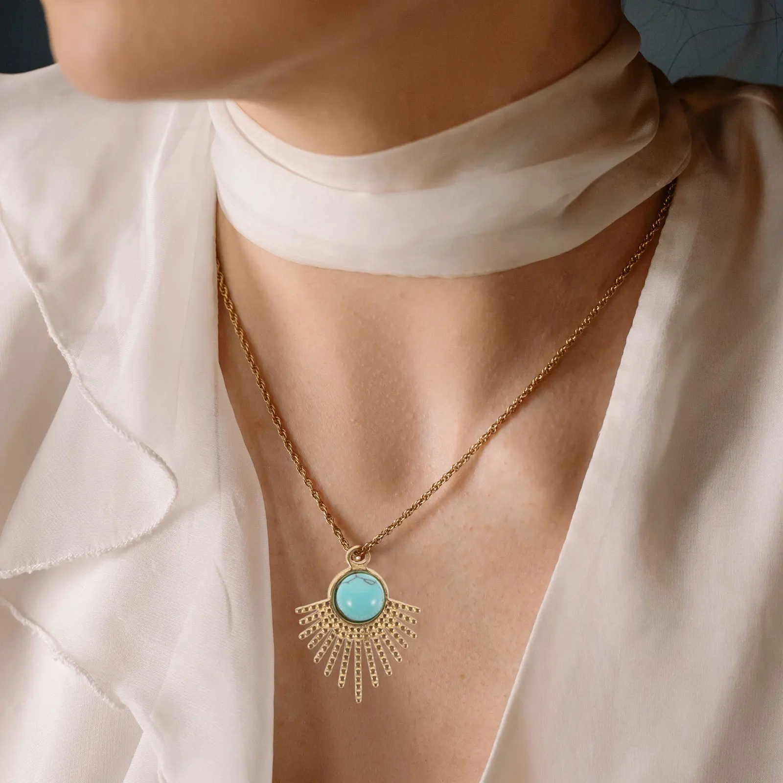 

4pcs Sector Pendant Accessories Stone for Jewelry Alloy Gems Charms Dangle Earrings Lightweight Smooth Durable DIY Necklace
