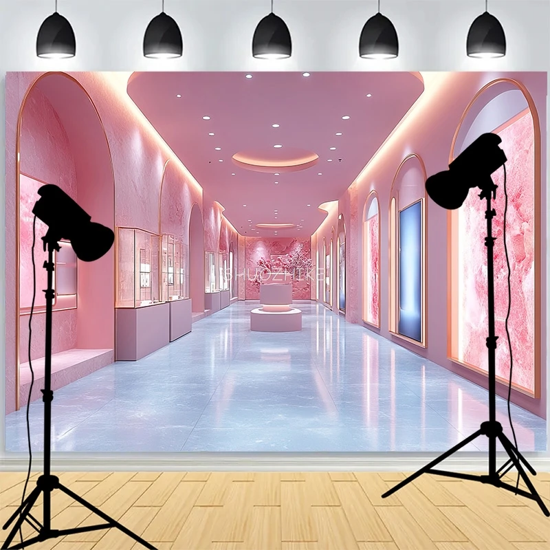 عيد الشكر بوديوم 3d مسكون بخلفية منزل خطوات متوهجة مخيف جدران ملصقات شبح صور خلفيات