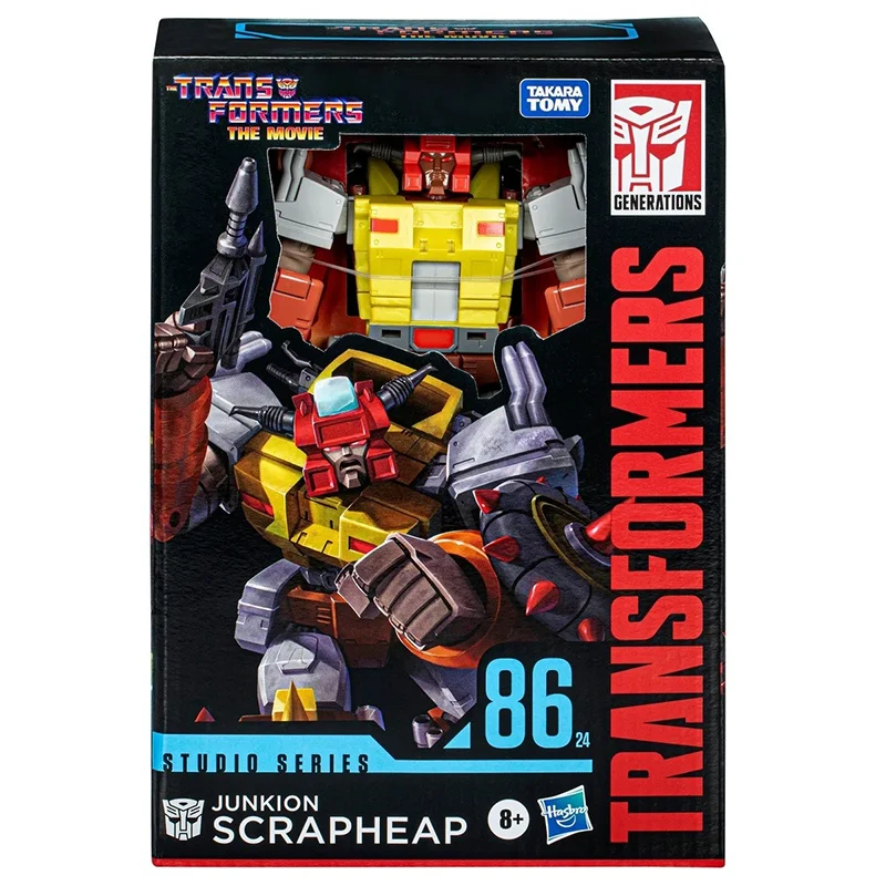 Hasbro Transformers Studio Series SS86 24 Junkion Scrapheap 18Cm Voyager Class Original Action Figure Model Toy Gift Collection