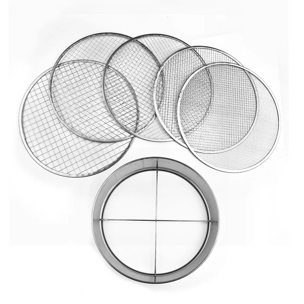 Hot New Garden Potted Soil Sieve Group With Multiple Interchangeable Screens Garden Steel Gardening Tools 10 Tray