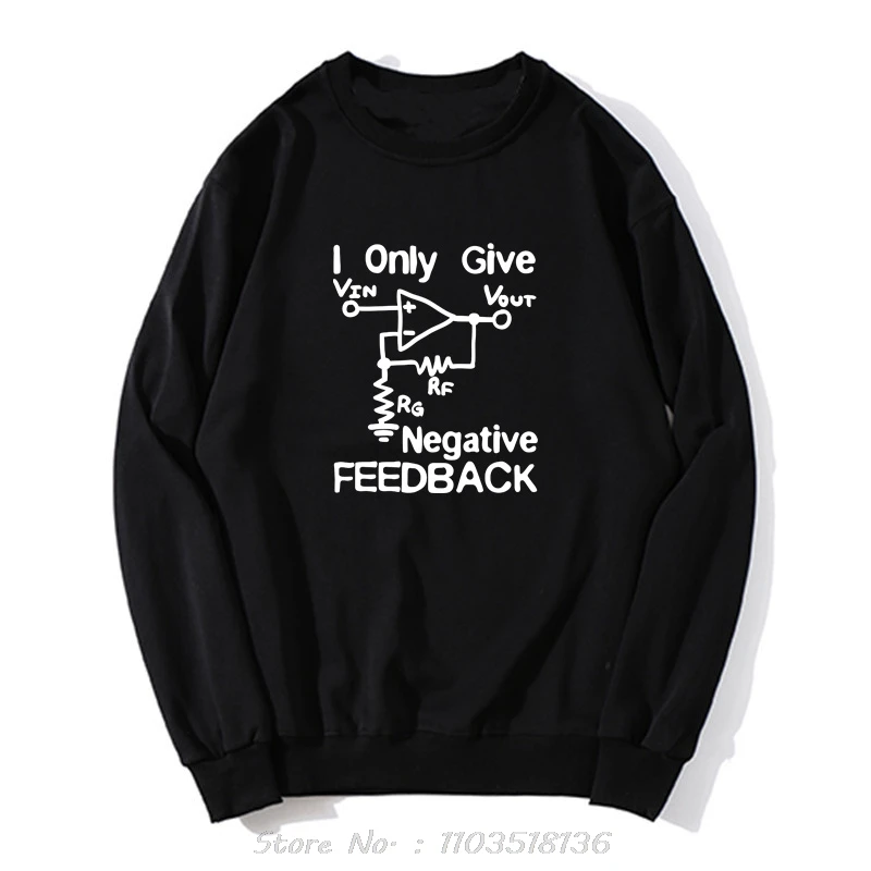 New Funny Cotton Hoodie Cotton Print Tee I Give Negative Feedback Computer Engineer Sweatshirt Clothing Oversized Streetwear