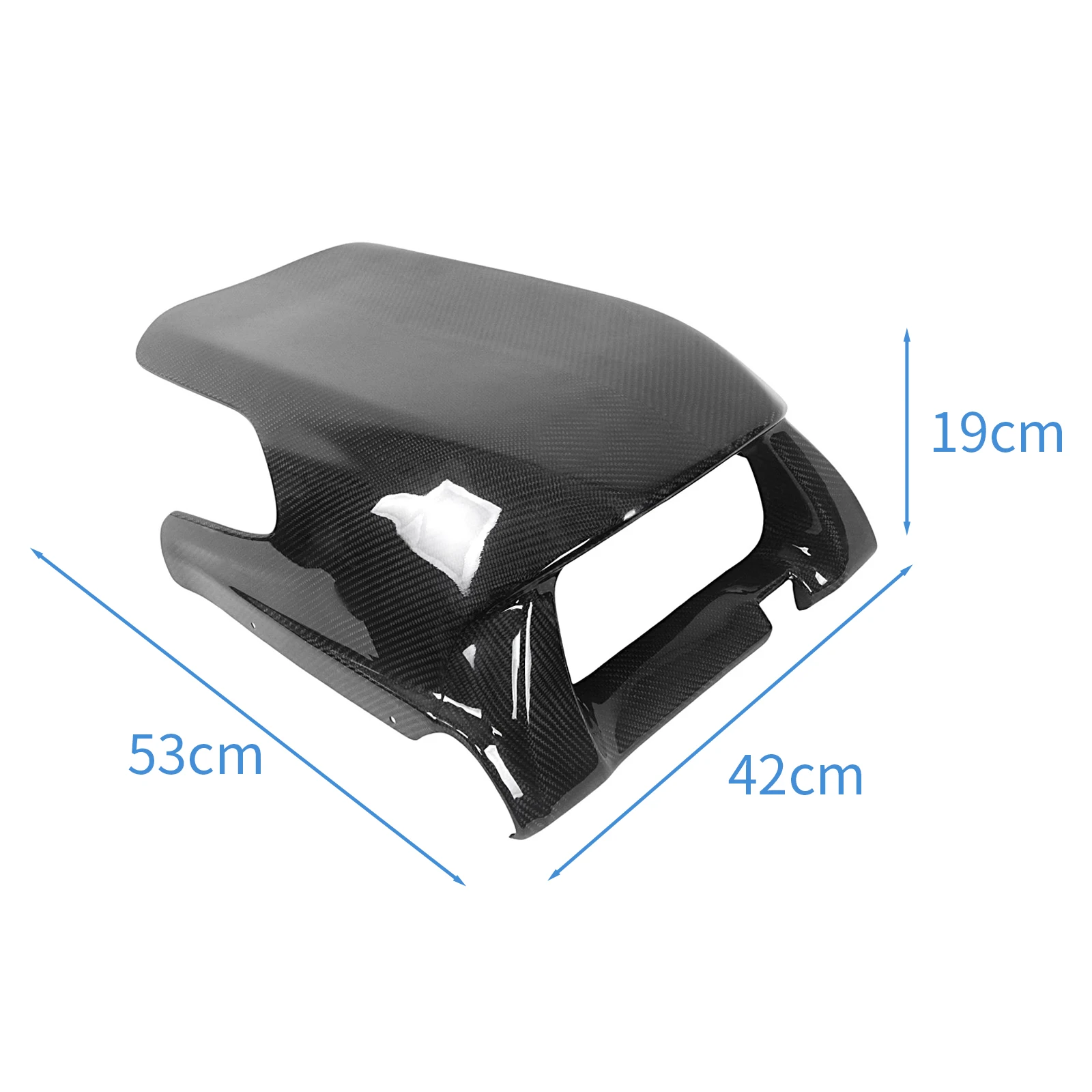 For BMW K100 Real Carbon Fiber Motorcycle Belly Pan Engine Spoiler Lower Fairing Accessories Front Spoiler