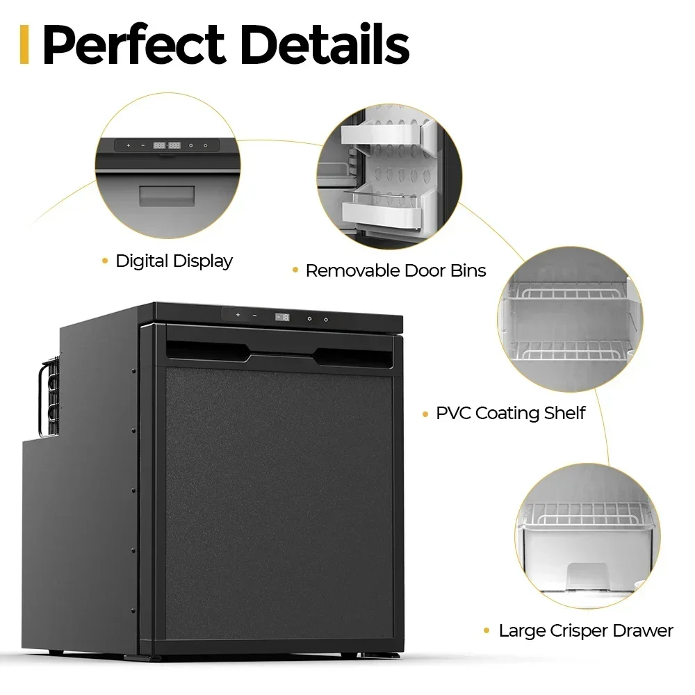 New Design Alpicool CR 50 X 12 V Car Refrigerator, Fast Cooling Outdoor Camping Compressor r Dual Use