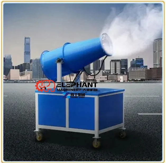 50m Farm Equipment Water Mist Fog Cannon Fogger Pest Dust Control Sprayer Machine 3t/h TWater Dust Fog Cannon