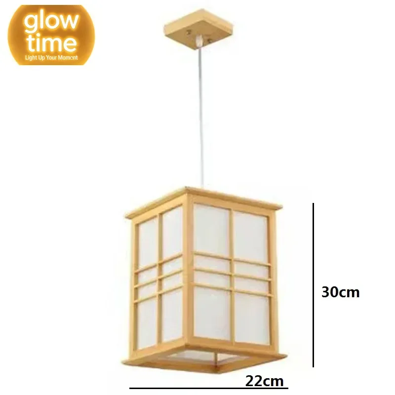 Lampes suspendues en bois de style japonais, allée, balcon, salle à manger, zones de cuisine, estay Celing, décoration artistiqu