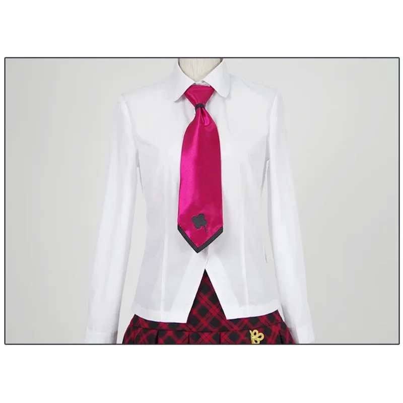 

qq34Унисекс аниме Cos ANNE HAPPY студенческая форма костюмы для косплея комплект платьев