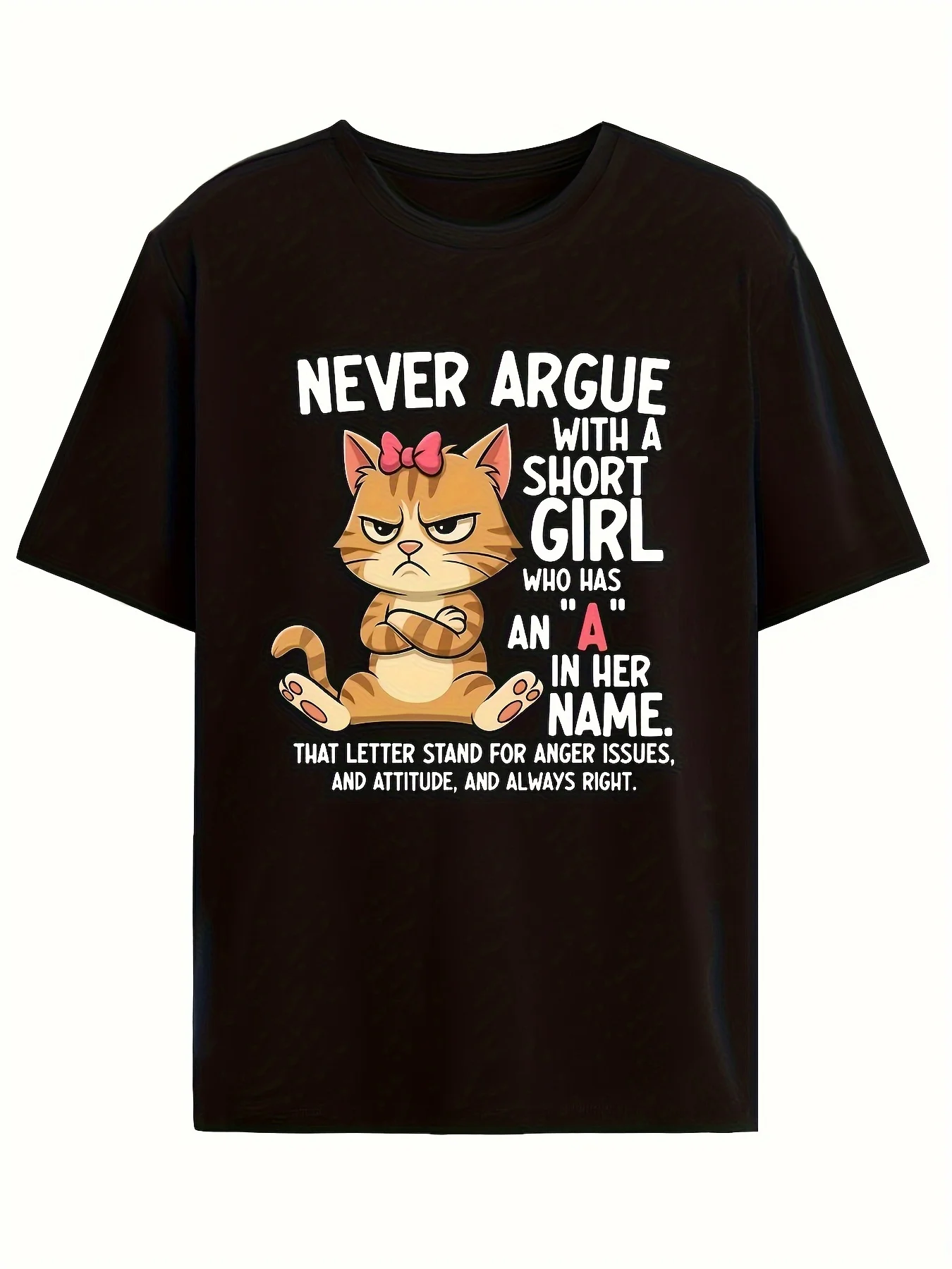 2026 Men's Funny Sassy Cat T-Shirt with 