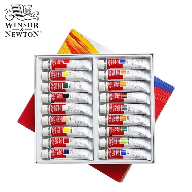 Winsor&Newton 12/18/24 Colors12 ML Tube Professional Oil Paint Set for Artist Oil Painting Drawing Art Paint Supplies