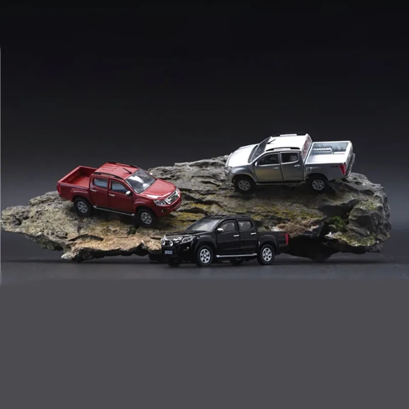 

Литой под давлением масштаб 1:64 ISUZU D-MAX пикап моделирование сплава модель автомобиля коллекция дисплей игрушка подарок сувенир