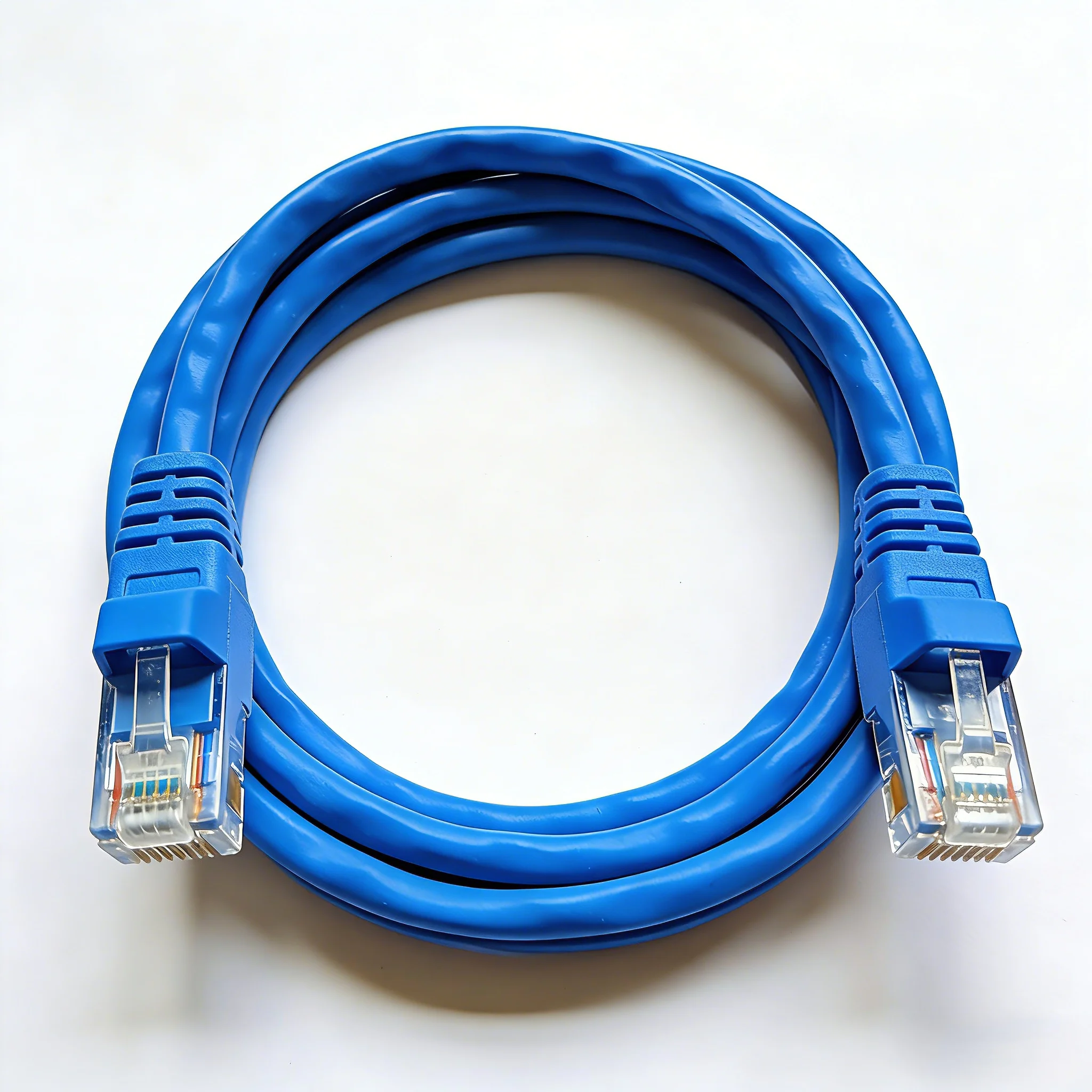 

Ethernet Cable UTP Cat5e patch cable with RJ45 plug Blue 1M 1.5M 2M 3M 5M Suitable For Computer Routers
