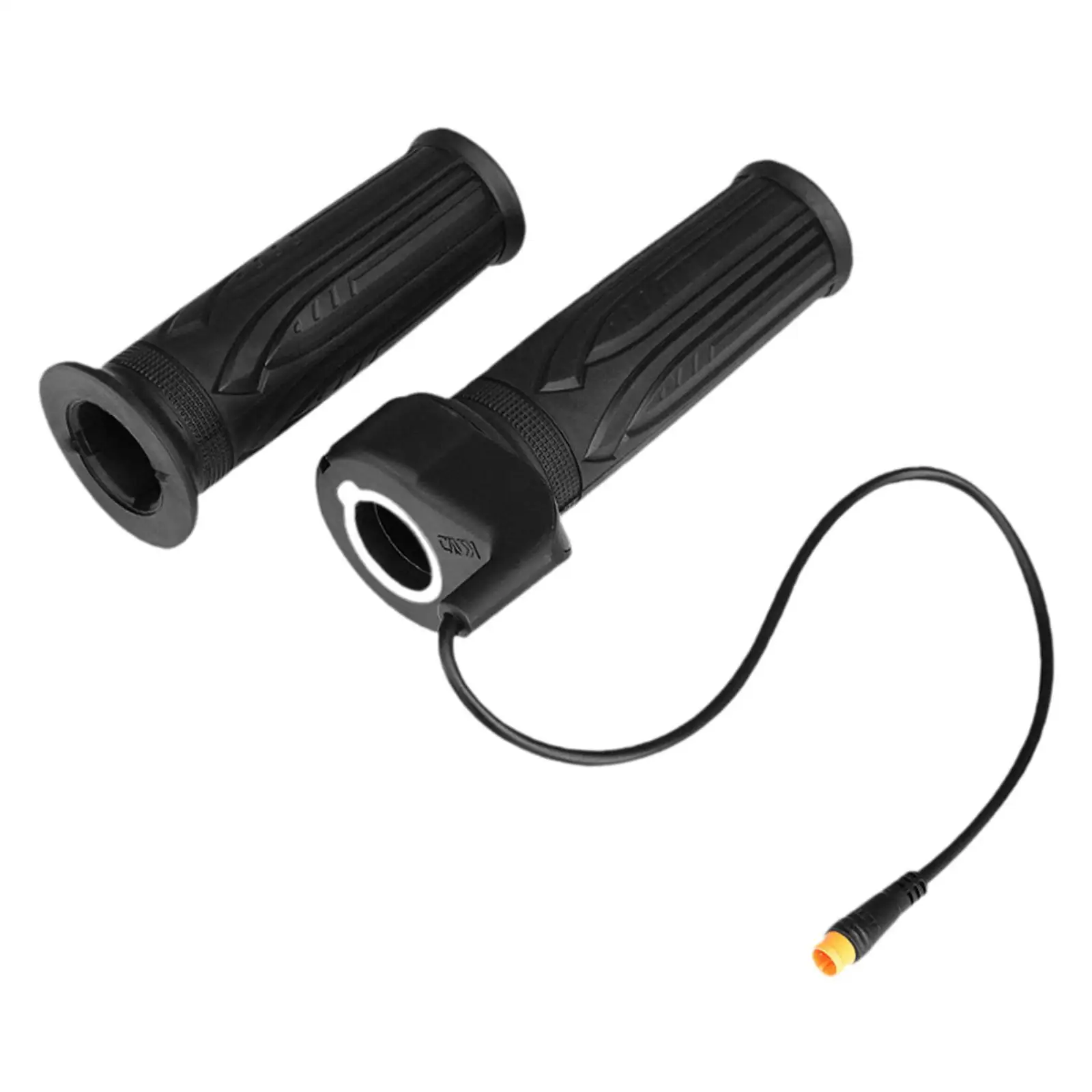 Throttle Handle with Cable Aluminum Plastic Twist Accelerator Grip Waterproof Connection for Electric Folding Bike Scooter