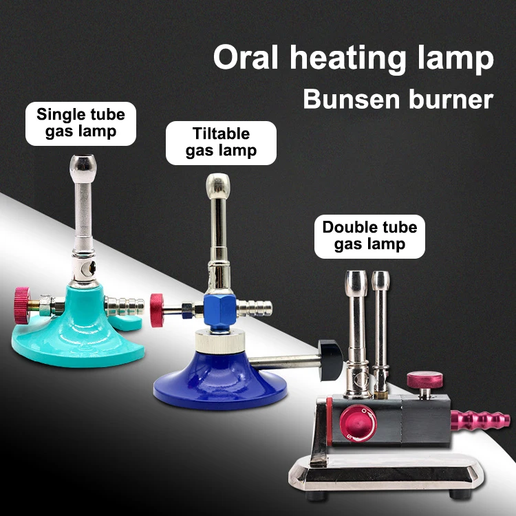 Dental Micro Bunsen Burner Micro Gas Propane Light Bunsen Burner Double Tube Rotatable Dental Lab Equipment Dental tools