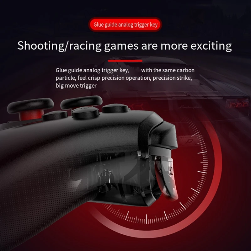 Smart-Z02 Gamepad For Bluetooth Hall Joystick Somatosensory Continuous Hair Vibration For Android IOS Switch Gamepad