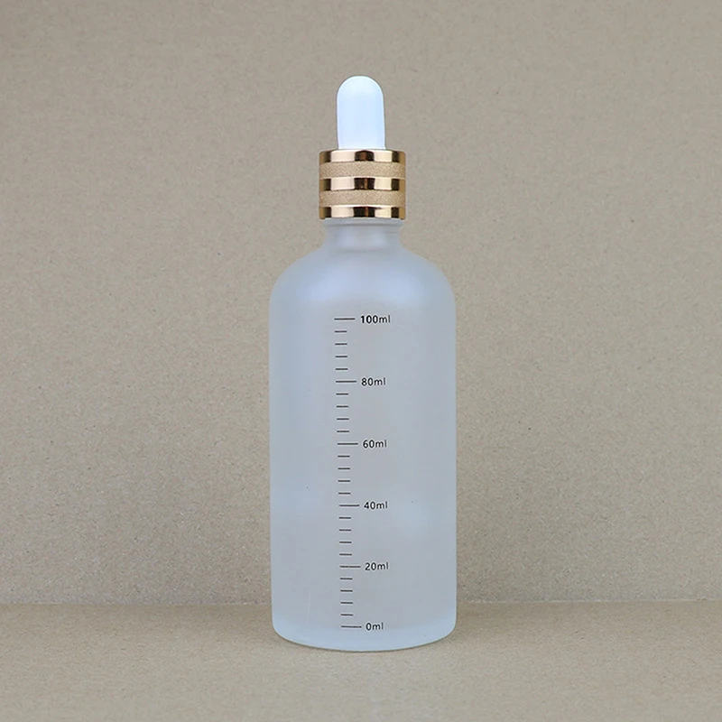 Druppelflesjes van 5 ml-100 ml met schaal Hervulbare glazen pipetten voor reagentia Oogdruppels Aromatherapie en vloeistoffen Reisvriendelijk