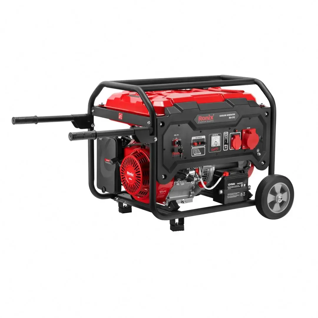 

Ronix RH-4784 Fuel Portable Natural 25L Gas Generator CO Shield 7500w 420cc Single Cylinder 4-Stroke Generator