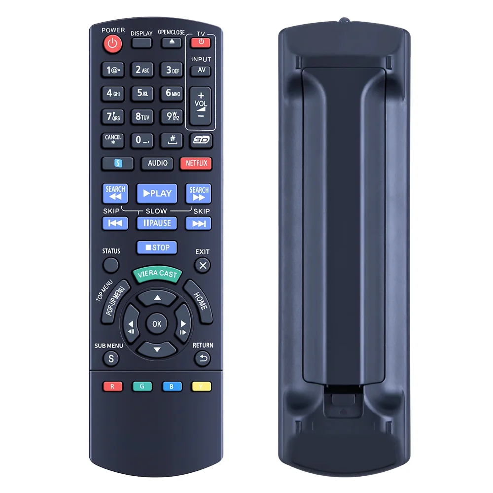 Replacement N2QAYB000574 Remote Compatible with Panasonic Blu-Ray Disc DVD Player DMP-BDT310 DMPBDT210 DMPBDT110 DMPBDT215