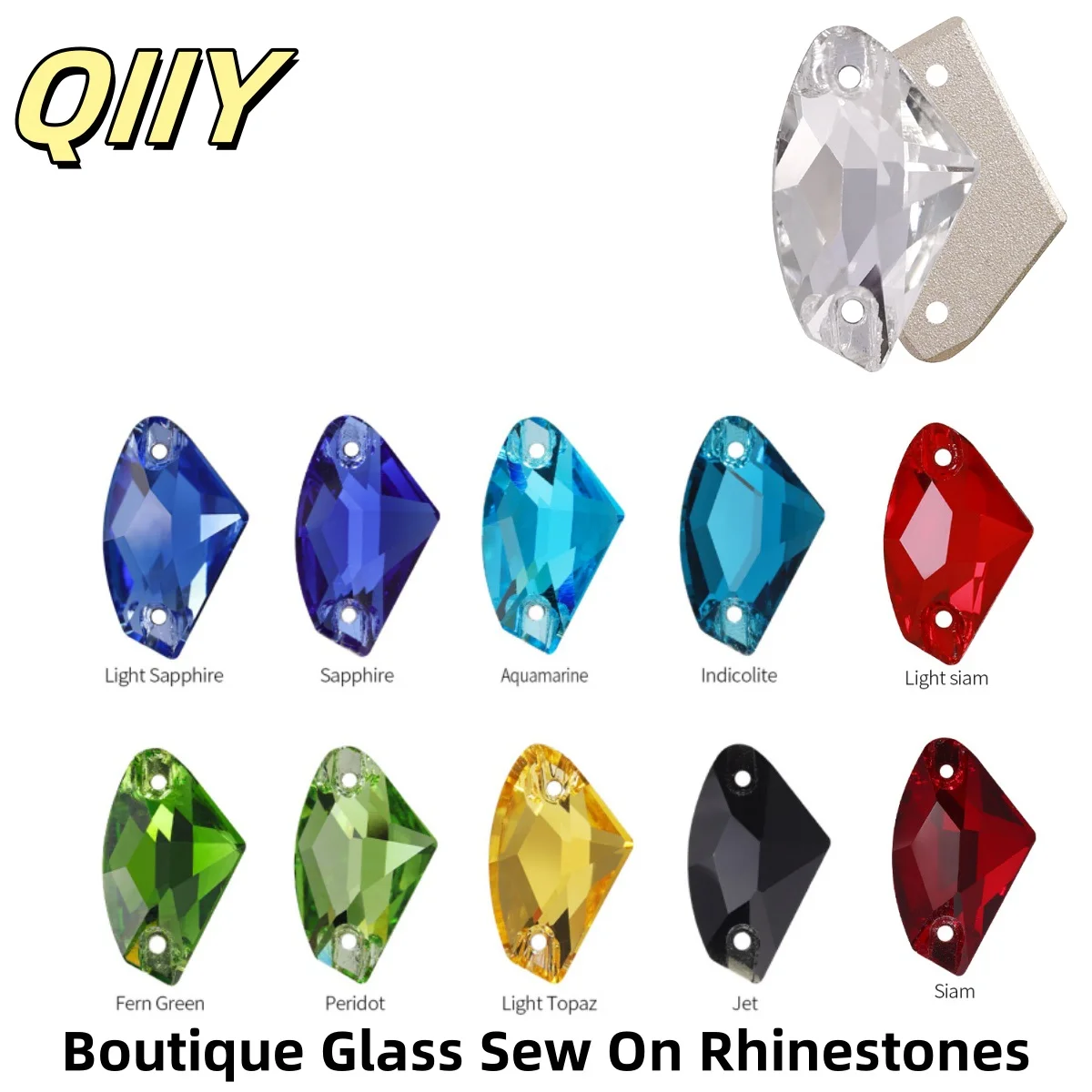 

Galactic Shaped High Quality Sewing Rhinestones Different Size Glass Glitter Crystal For Clothes Crafts Decoration