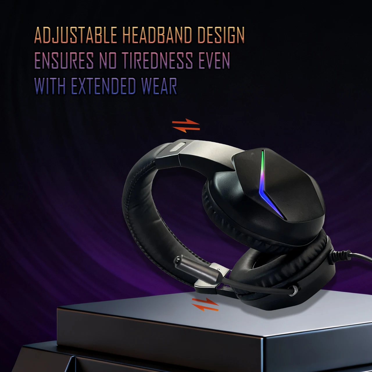 سماعات رأس سلكية H21 للألعاب والكمبيوتر والموسيقى تناسب الدورات عبر الإنترنت والمؤتمرات وأعياد الميلاد. يعمل مع PS4/PS5/Xbox/Switch/ #3