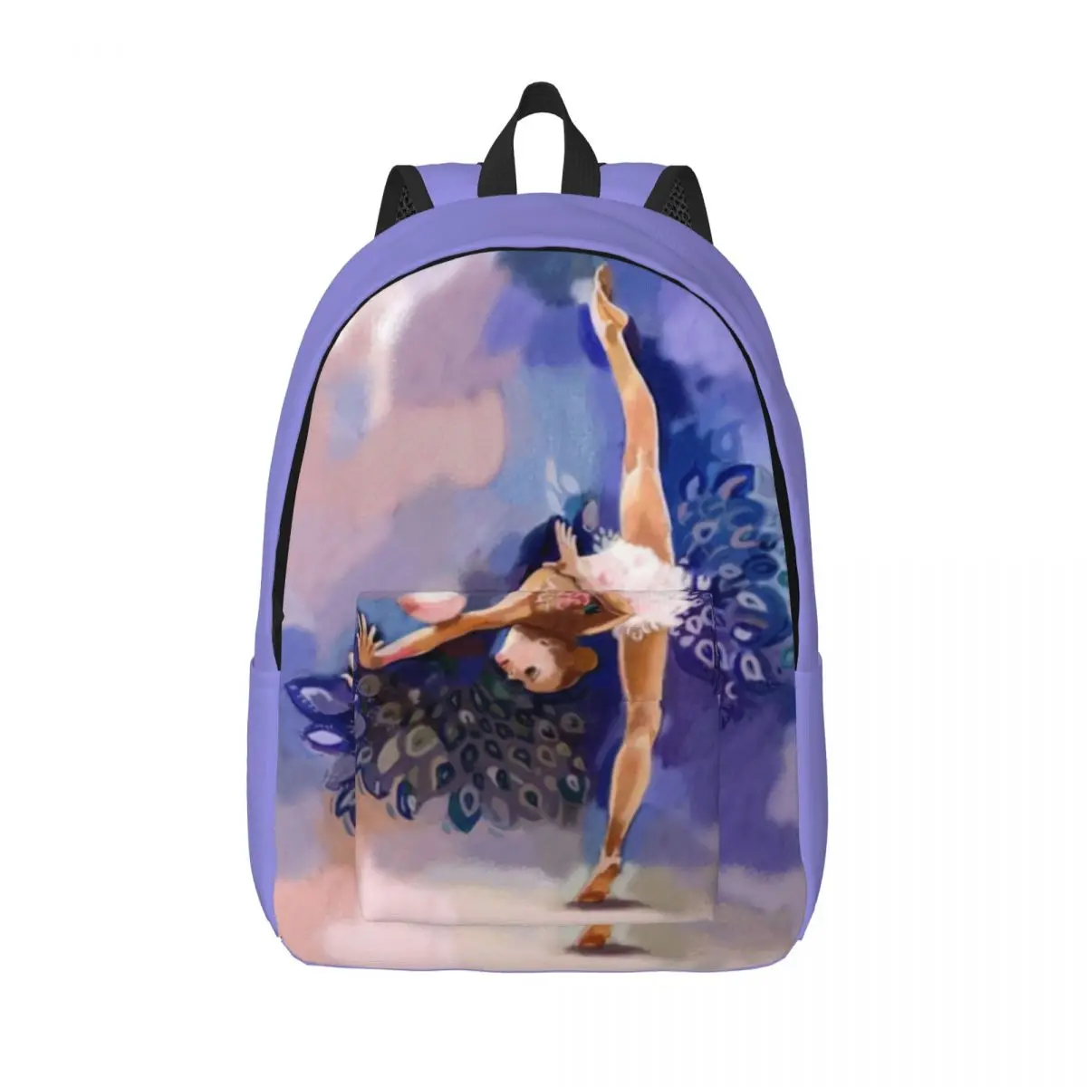 Gymnastics Ballet Art Backpack Painting Streetwear Backpacks Unisex Workout Print School Bags Designer Rucksack Xmas Gift