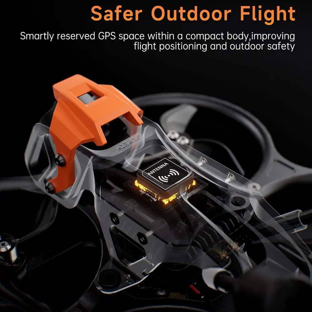 GEPRC DarkStar22 O4 Pro CineWhoop Quadricottero a Bassa Latenza PNP Ricevitore ELRS 2.4G Drone Freestyle TAKER F405 20A ELRS2.4 2-4S AIO