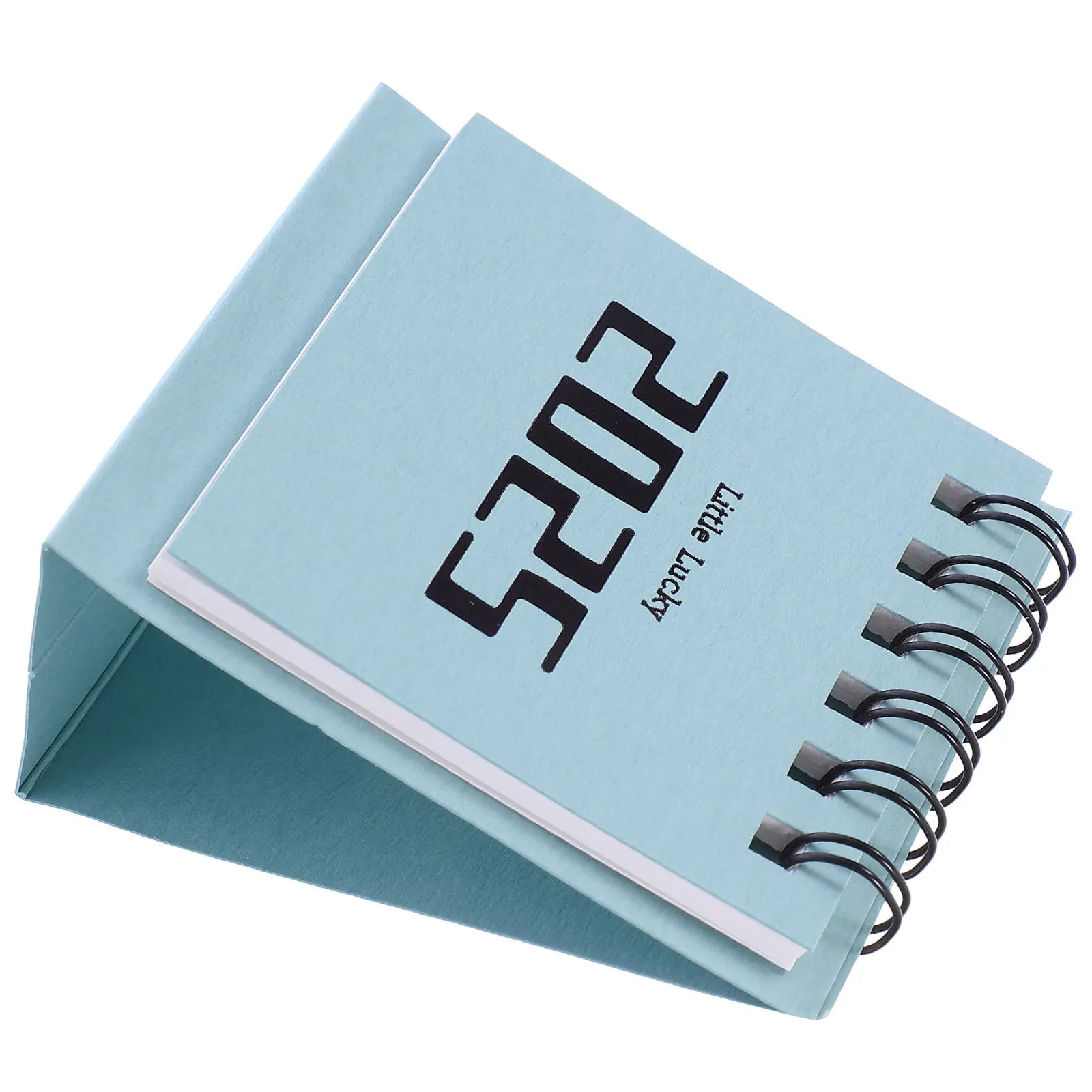 Mini Standing Flip Desktop Calendar 2025 Modern Innovative Desk Decor Small Calendar for Office Workspace Efficient Schedule
