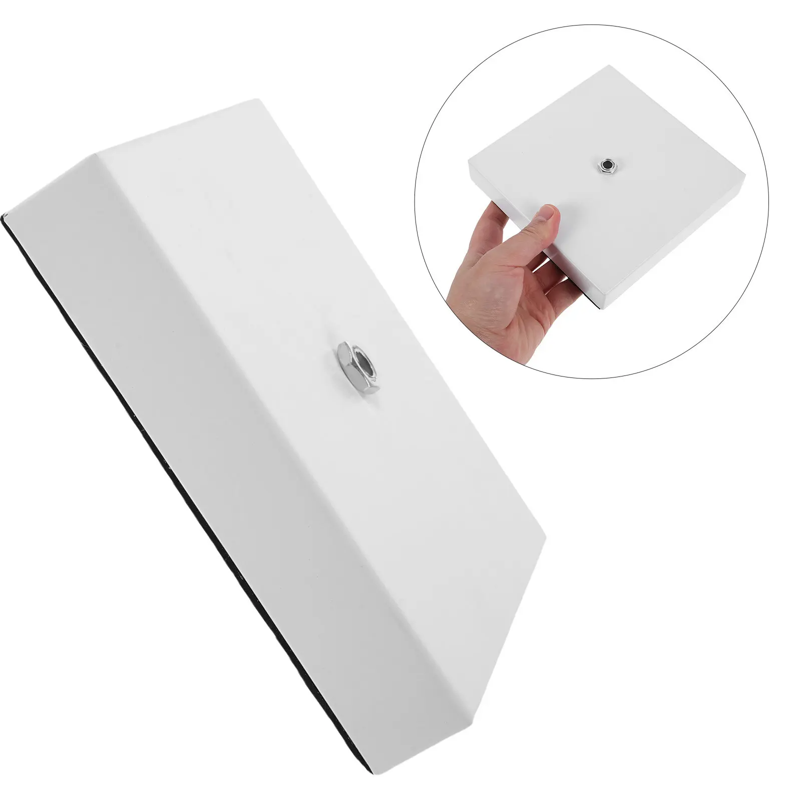 1Set Anti-Tipping Bin Counterweight Block Heavy Duty Base Weight for Home Office Restaurant Indoor Trash Can Stability Support