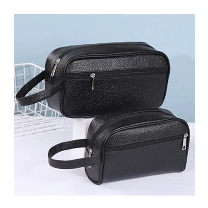 Black Business Travel Wash Bag Waterproof Bath Bag Travel Supplies Storage Bag Men and Women Portable Cosmetic Bag Wholesale