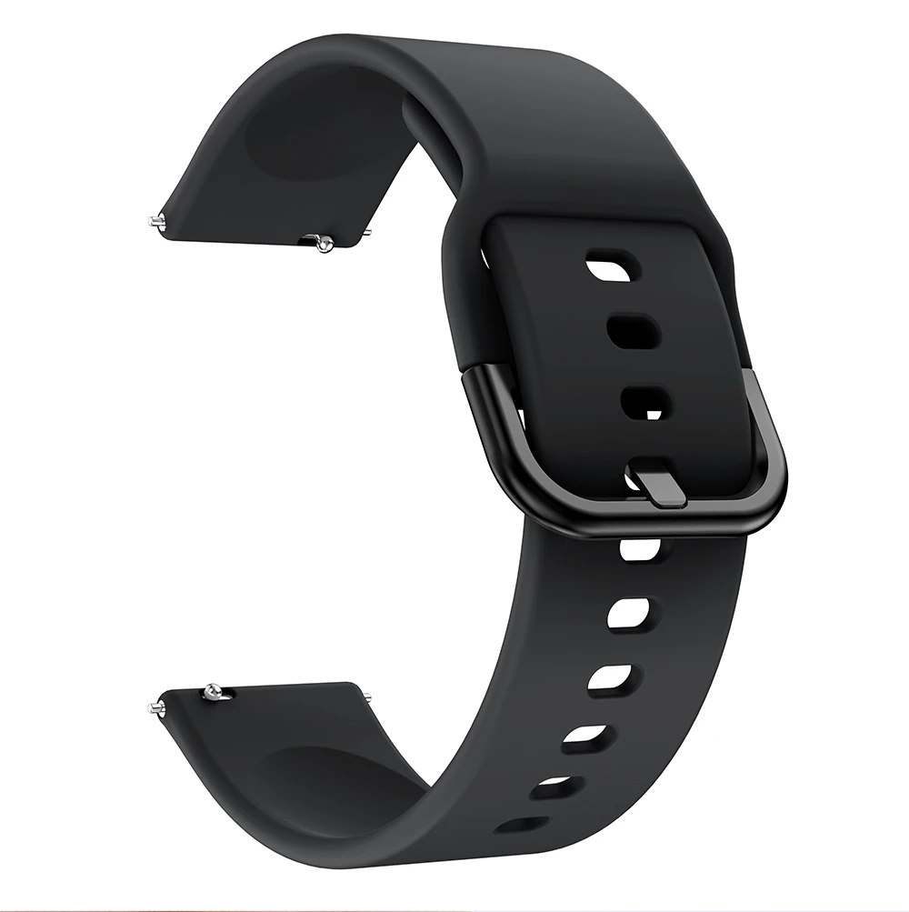 20 22mm Sports Soft Silicone Strap for POLAR Vantage V3 M2/Grit X Pro Wristband for POLAR IGNITE 3 2 Unite Pacer Bracelet Correa