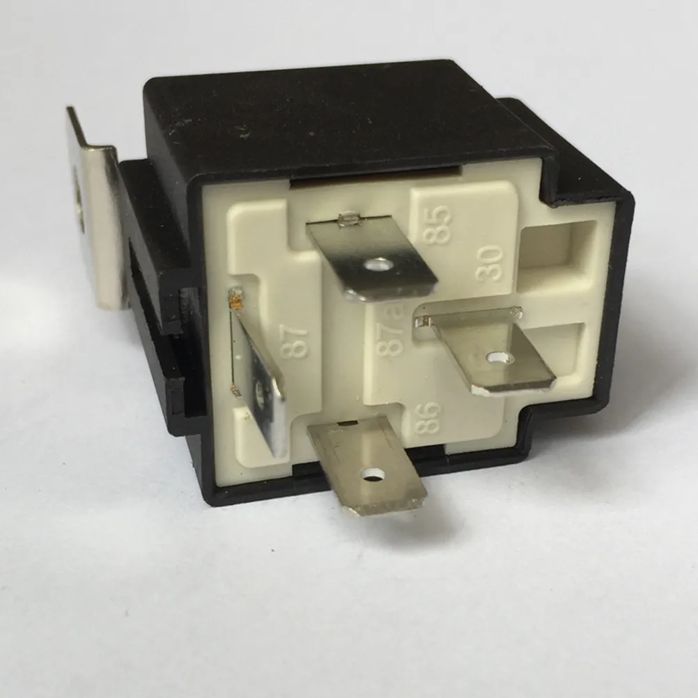 30A 12Vdc Car Starting Relay Plastic Isolator Automotive Power Switch Auto Contactor Relay with Fuse Wire Black