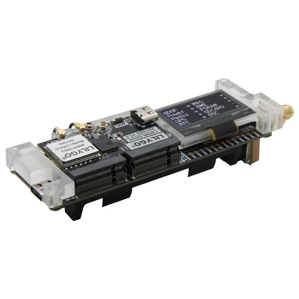 LILYGO® SoftRF T-Beam SUPREME ESP32-S3 LoRa Development Board with SX1262 868/915MHz GPS U-blox L76K WiFi Bluetooth 1.3inch OLED