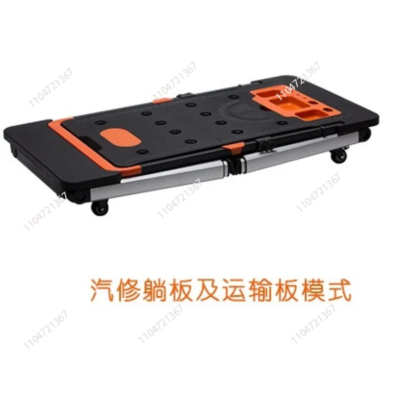 7 In 1 Portable Workbench ,Multifunctional Folding Work Table,Sawhorse, Scaffold, Hand Truck, Car Creepe