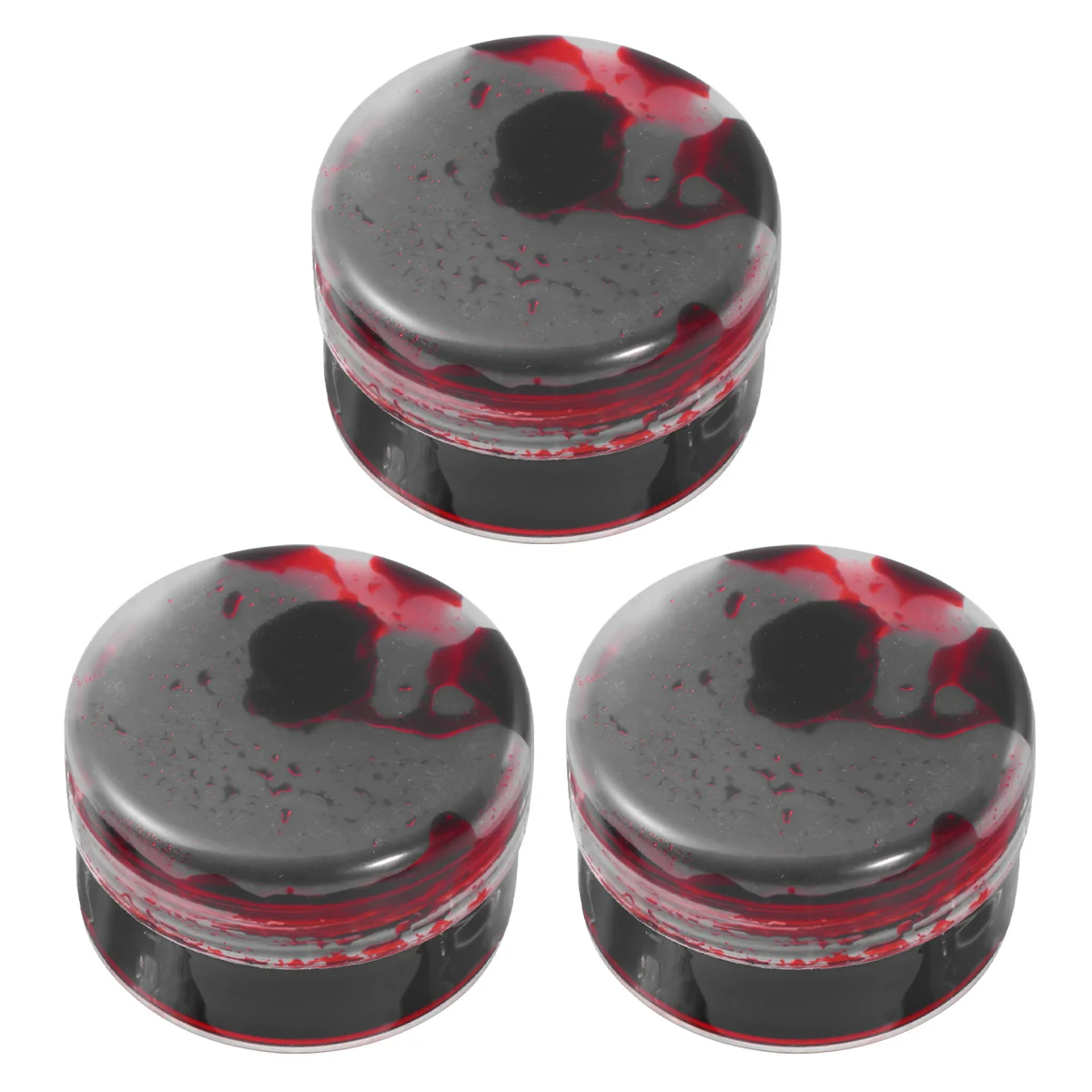 3 قطعة جل الدم البلازما الدم وهمية لجميع القديسين الرعب المؤثرات الخاصة قابل للغسل ماكياج أحمر واقعي الجلد الآمن تأثيري الطرف #1