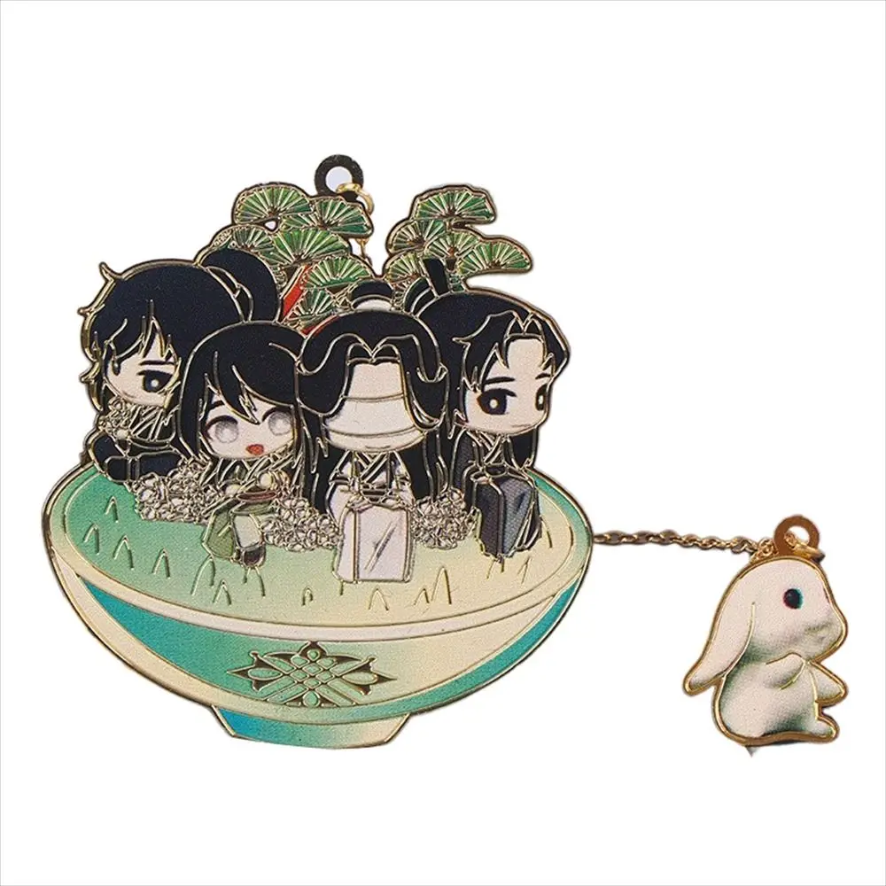 

Cartoon Exquisite Students Mo Dao Zu Shi Wei Wuxian Demonic Cultivation Hollowing Bookmark Paper Cilp Bookmark Metal Bookmark