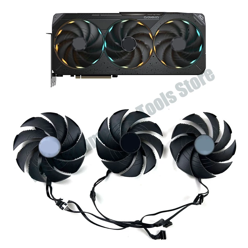 New For Graphics card fan 105MM 0.65A PLD10020S12H For GIGABYTE RTX 5070 5080 5090 D Gaming OC video card fans
