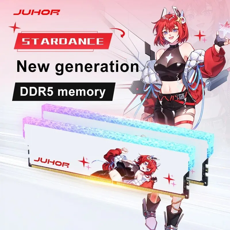 JUHOR DDR5 RGB Geheugen 16GB 6400MHz 6800MHz Hynix Originele Chip Desktop Computer Ram