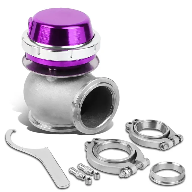 Zestaw zewnętrzny Wastegate Turbo z kołnierzem i zaciskiem w kształcie litery V Uniwersalna zewnętrzna brama odpływowa Turbo do Turbo Manifol 38 mm 40 mm 45 mm