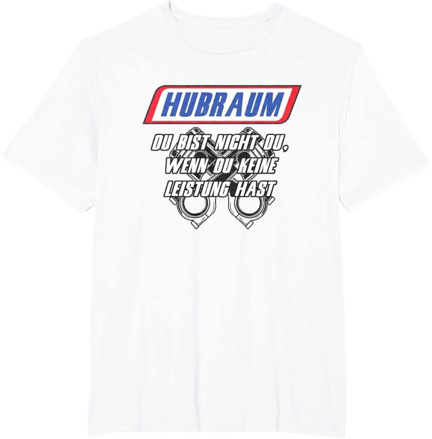 تي شيرت Hubraum نص ألماني Du Bist غير Du Wen Du Keine Leistung Autoliebhaber تي شيرت عشاق السيارات قميص للجنسين ملابس الشارع #6