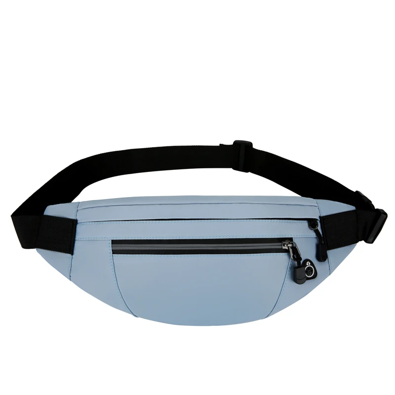 Man's new casual sports style waist bag, fashionable crossbody bag with adjustable shoulder straps for commuting, travel