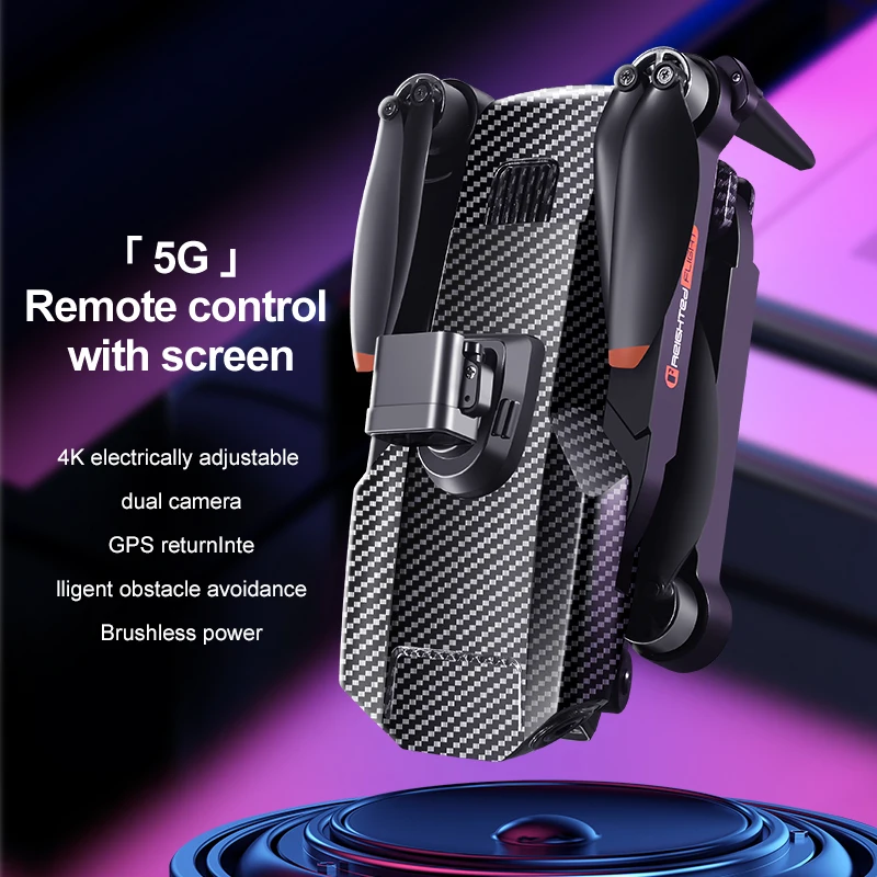 Drone GPS K919 MAX 4K Profesional HD Kamera Ganda Wifi 5G 360 °   Drone RC Quadcopter Lipat Tanpa Sikat Penghindar Rintangan