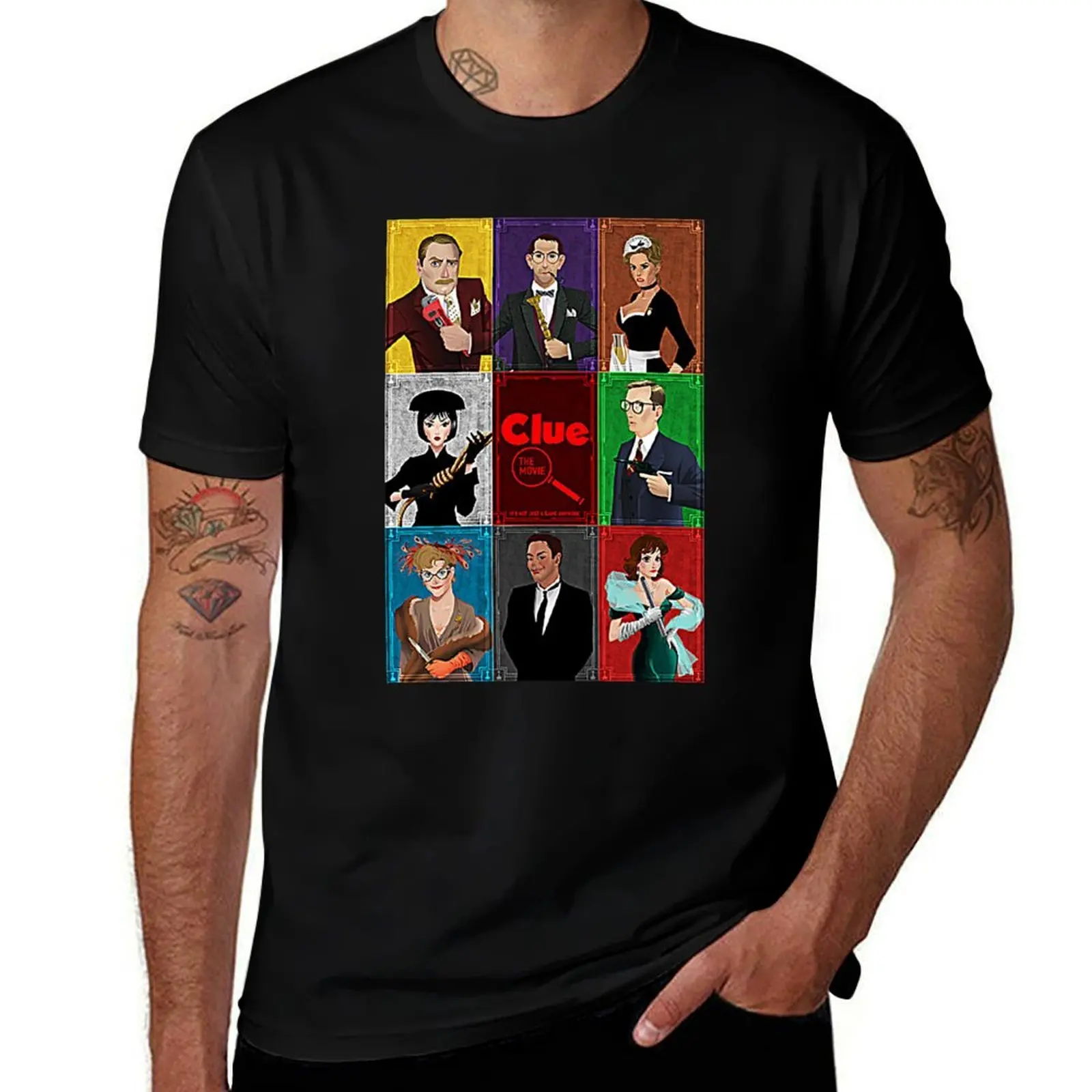 T-shirt Clue Movie, T-shirt de sport pour hommes